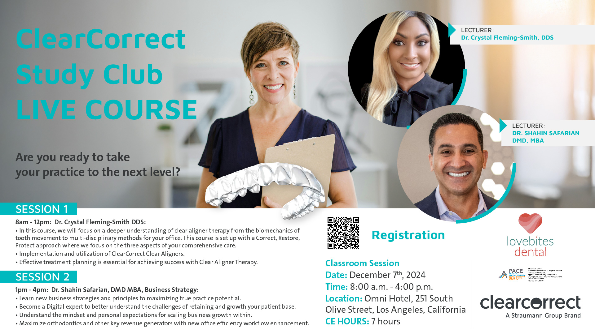 ClearCorrect – December 7 2024 – web banners – 1920 x 1080 pixels