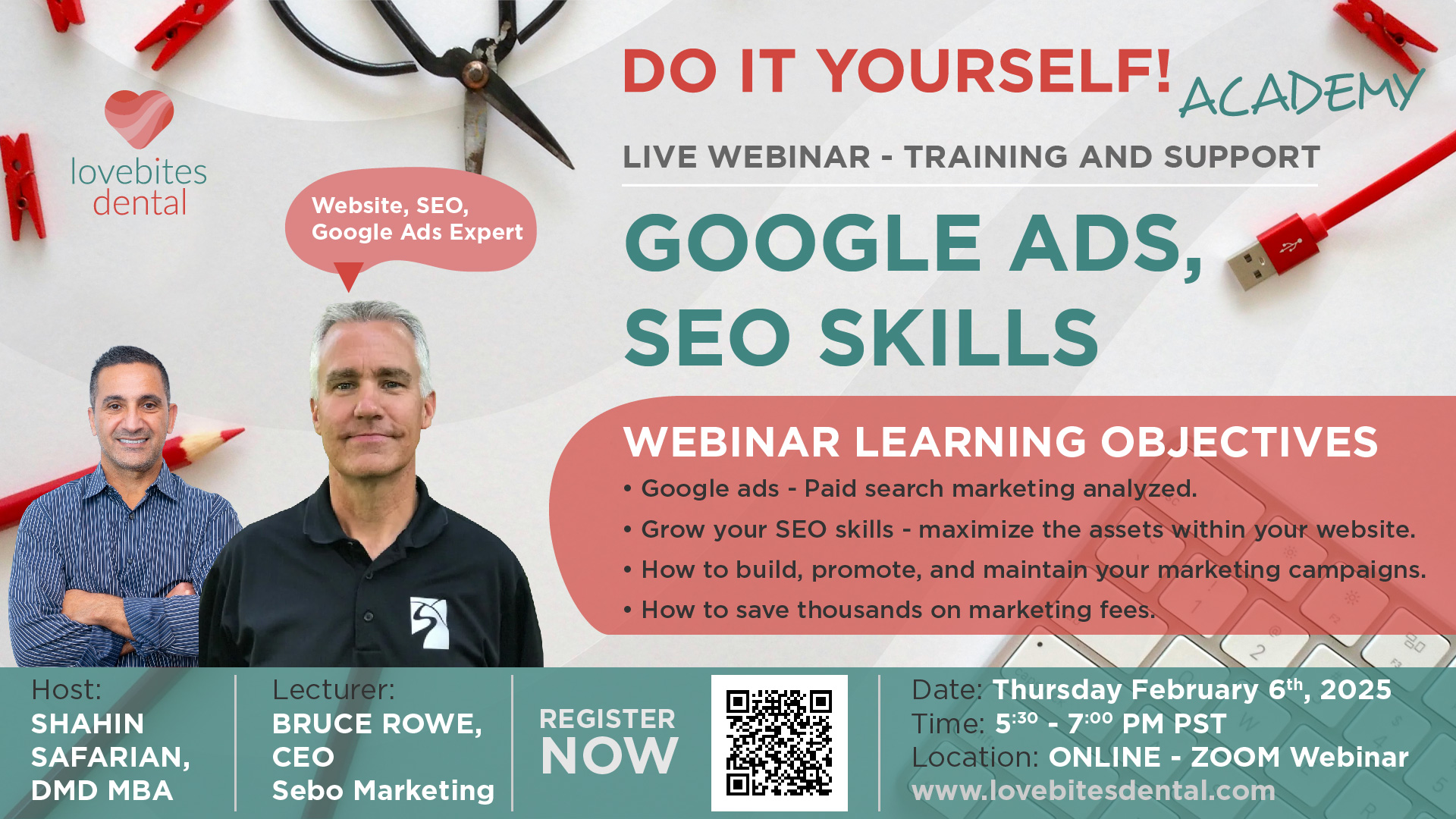 DIY Academy Webinar – February 6 2025 – web banners – 1920 x 1080 pixels